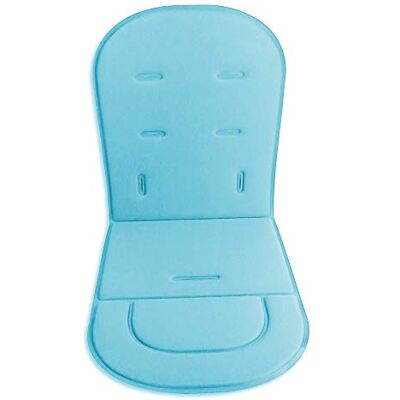Sadocom Tapis de coussin de poussette pour bébé Tapis de poussette Tapis de siège de voiture Couverture universelle Protecteur Respirant Doux (Light Blue) - Publicité Sadocom Tapis de coussin de poussette pour bébé Tapis de poussette Tapis de siège de voiture Couverture universelle Protecteur Respirant Doux (Light Blue) - Publicité