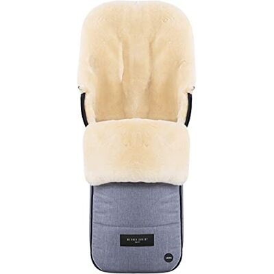 Werner Christ Chancelière en peau de mouton FLIMS LUXE de BABY – Pour poussette ou landau, en fourrure médicale, universelle (Bugaboo, Cybex, Joolz, etc.), en bleu - Publicité Werner Christ Chancelière en peau de mouton FLIMS LUXE de BABY – Pour poussette ou landau, en fourrure médicale, universelle (Bugaboo, Cybex, Joolz, etc.), en bleu - Publicité