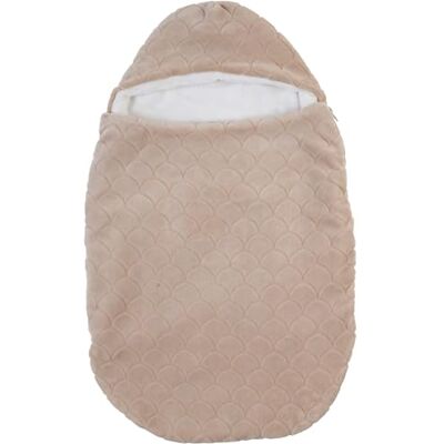 Nattou Chancelière Rembourrée, pour Porte-Bébé, Siège Enfant et Poussette, 70 x 44 x 5 cm, Polyester, Lapidou, Beige/Blanc - Publicité Nattou Chancelière Rembourrée, pour Porte-Bébé, Siège Enfant et Poussette, 70 x 44 x 5 cm, Polyester, Lapidou, Beige/Blanc - Publicité