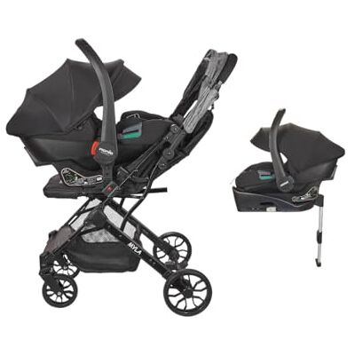 nania Myla Poussette combinée 2 en 1 de 0 à 4 ans (22kg max) avec Siège auto Rimini 40-87 cm (0-13kg) + Base isofix-Protection Latérale avec Insert de confort - Publicité nania Myla Poussette combinée 2 en 1 de 0 à 4 ans (22kg max) avec Siège auto Rimini 40-87 cm (0-13kg) + Base isofix-Protection Latérale avec Insert de confort - Publicité