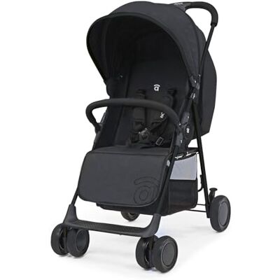 Asalvo Poussette ultra légère et compacte pour bébé avec capote extensible, harnais 5 points et frein arrière, poussette légère et sûre dès la naissance Nova Noir - Publicité Asalvo Poussette ultra légère et compacte pour bébé avec capote extensible, harnais 5 points et frein arrière, poussette légère et sûre dès la naissance Nova Noir - Publicité