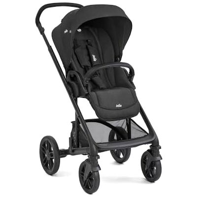 Joie – CHROME 2 – Poussette réversible naissance à 22 kg – Dossier inclinable dont position allongé – capote UPF50+ – Pliage compact – habillage pluie et adaptateurs inclus – Coloris RAVEN - Publicité Joie – CHROME 2 – Poussette réversible naissance à 22 kg – Dossier inclinable dont position allongé – capote UPF50+ – Pliage compact – habillage pluie et adaptateurs inclus – Coloris RAVEN - Publicité