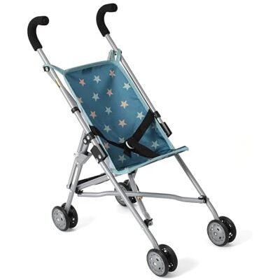 Bayer Chic 2000 Poussette pour poupée Roma, Mini Buggy, Petites étoiles turquoises - Publicité Bayer Chic 2000 Poussette pour poupée Roma, Mini Buggy, Petites étoiles turquoises - Publicité