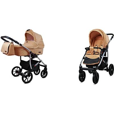 BabyLux - QBARO - Beige - 2in1 - Poussette - Publicité BabyLux - QBARO - Beige - 2in1 - Poussette - Publicité