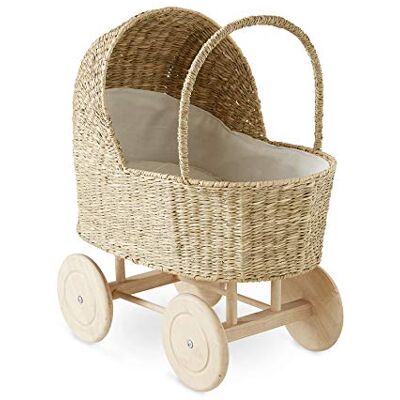 Vertbaudet Jouet Enfant Poupon Landau Poussette pour Poupée Blanc TU - Publicité Vertbaudet Jouet Enfant Poupon Landau Poussette pour Poupée Blanc TU - Publicité