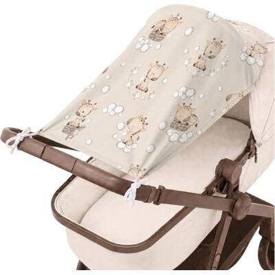 Totsy Baby Ombrelle poussette universelle 70x45 cm landau anti UV polyester Ombrelle pare soleil compatible avec nombreuses poussettes landau buggy anti UV bébé compacte pliable Girafes - Publicité Totsy Baby Ombrelle poussette universelle 70x45 cm landau anti UV polyester Ombrelle pare soleil compatible avec nombreuses poussettes landau buggy anti UV bébé compacte pliable Girafes - Publicité