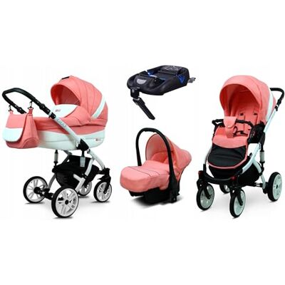 Babylux ® Enfant Poussette Combinée Set 4 en 1 Lilly – incl. Nacelle, Canne, Siège de voiture, ISOFIX Base Siège Auto Pliable avec Sac à langer, Habillage pluie etc. Publicité Babylux ® Enfant Poussette Combinée Set 4 en 1 Lilly – incl. Nacelle, Canne, Siège de voiture, ISOFIX Base Siège Auto Pliable avec Sac à langer, Habillage pluie etc. Publicité