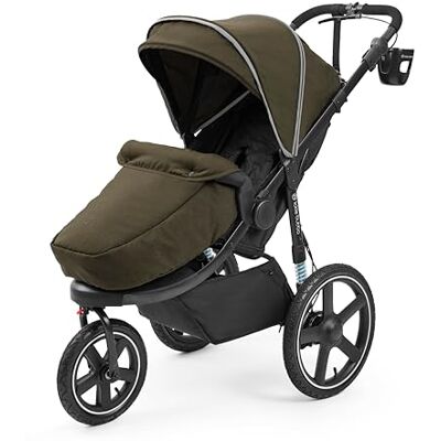 Ickle Bubba Poussette Venus Jogger Pro Max – Poussette tout-terrain à 3 roues, de la naissance à 22 kg, poignée réglable, porte-gobelet et pliage autobloquant (Bois) - Publicité Ickle Bubba Poussette Venus Jogger Pro Max – Poussette tout-terrain à 3 roues, de la naissance à 22 kg, poignée réglable, porte-gobelet et pliage autobloquant (Bois) - Publicité