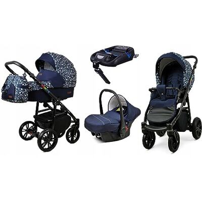 Babylux ® Enfant Poussette Combinée Set 4 en 1 Color Lux incl. Nacelle - Publicité Babylux ® Enfant Poussette Combinée Set 4 en 1 Color Lux incl. Nacelle - Publicité