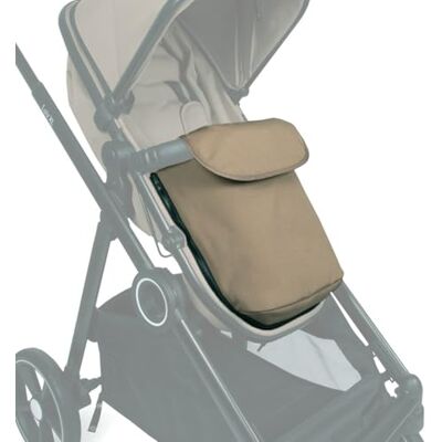 Baninni Chancelière pour Poussette Double Luiz XL Taupe - Publicité Baninni Chancelière pour Poussette Double Luiz XL Taupe - Publicité