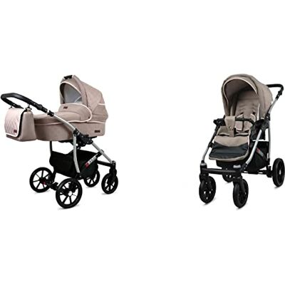 BABYLUX - QBARO - Khaki - Aluminium - Pushchair - Publicité BABYLUX - QBARO - Khaki - Aluminium - Pushchair - Publicité