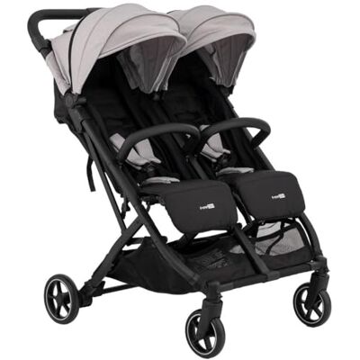 FreeON ACTIVE TWIN Poussette jumeaux ou enfants rapprochés largeur 74 cm Gris - Publicité FreeON ACTIVE TWIN Poussette jumeaux ou enfants rapprochés largeur 74 cm Gris - Publicité