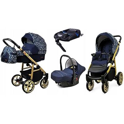Babylux ® Enfant Poussette Combinée Set 4 en 1 Color Lux incl. Nacelle - Publicité Babylux ® Enfant Poussette Combinée Set 4 en 1 Color Lux incl. Nacelle - Publicité