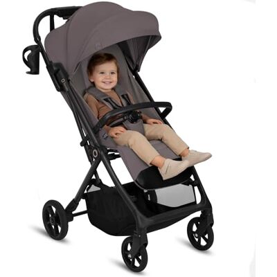 lionelo Tansi Poussette Canne Compacte Légère jusqu’à 22 kg Pliage une Main Rapide, Suspension et Roues GravelTech, Dossier 3 Positions, Grand Panier 3 kg, Capote Pare-Soleil UPF50+ (Beige Taupe) - Publicité lionelo Tansi Poussette Canne Compacte Légère jusqu’à 22 kg Pliage une Main Rapide, Suspension et Roues GravelTech, Dossier 3 Positions, Grand Panier 3 kg, Capote Pare-Soleil UPF50+ (Beige Taupe) - Publicité