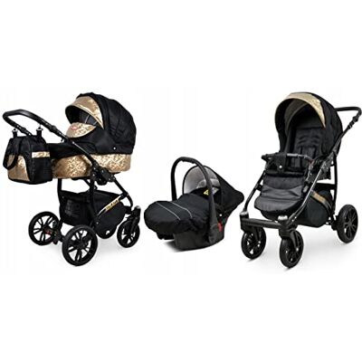 BABYLUX - MIRACLE 3 - Black Deluxe - Poussette - Publicité BABYLUX - MIRACLE 3 - Black Deluxe - Poussette - Publicité