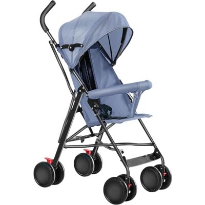 homewell CITY Poussette pliable pour enfant avec ceinture de sécurité et toit pare-soleil 0-4 ans, jusqu'à 15 kg, compacte et légère (bleu) - Publicité homewell CITY Poussette pliable pour enfant avec ceinture de sécurité et toit pare-soleil 0-4 ans, jusqu'à 15 kg, compacte et légère (bleu) - Publicité