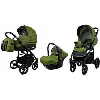 Babylux ® Enfant Poussette Combinée Set 3 en 1 Axel incl. Nacelle, Canne, Siège de voiture Siège Auto Pliable avec Sac à langer, Habillage pluie, Moustiquaire etc. Publicité Babylux ® Enfant Poussette Combinée Set 3 en 1 Axel incl. Nacelle, Canne, Siège de voiture Siège Auto Pliable avec Sac à langer, Habillage pluie, Moustiquaire etc. Publicité