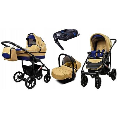 Babylux ® Enfant Poussette Combinée Set 4 en 1 Largo incl. Nacelle, Canne, Siège de voiture, ISOFIX Base Siège Auto Pliable avec Sac à langer, Habillage pluie etc. Publicité Babylux ® Enfant Poussette Combinée Set 4 en 1 Largo incl. Nacelle, Canne, Siège de voiture, ISOFIX Base Siège Auto Pliable avec Sac à langer, Habillage pluie etc. Publicité