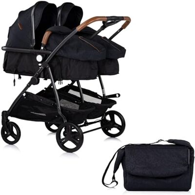 Mon Mobilier Design DUO SMART Poussette jumeaux ou enfants rapprochés largeur 79 cm Noir sans cosy - Publicité Mon Mobilier Design DUO SMART Poussette jumeaux ou enfants rapprochés largeur 79 cm Noir sans cosy - Publicité