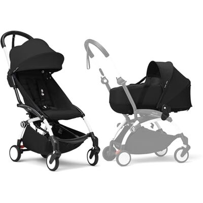 Stokke Poussette YOYO3 avec nacelle nouveau-né et pack couleur 6+ Comprend un cadre blanc, un pack couleur YOYO 6+ (noir) et une nacelle nouveau-né (noir) - Publicité Stokke Poussette YOYO3 avec nacelle nouveau-né et pack couleur 6+ Comprend un cadre blanc, un pack couleur YOYO 6+ (noir) et une nacelle nouveau-né (noir) - Publicité