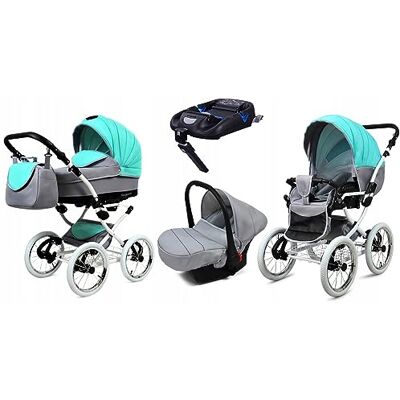 BABYLUX - MARGARET - WHITE - 4 en 1 - Poussette - Publicité BABYLUX - MARGARET - WHITE - 4 en 1 - Poussette - Publicité