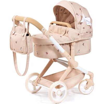 Bayer Design Poussette Landau pour poupée Xeo avec Sac transformable en poussette canne pour poupon, hauteur réglable, poignée réversible, sac à bandoulière, panier intégré - Publicité Bayer Design Poussette Landau pour poupée Xeo avec Sac transformable en poussette canne pour poupon, hauteur réglable, poignée réversible, sac à bandoulière, panier intégré - Publicité
