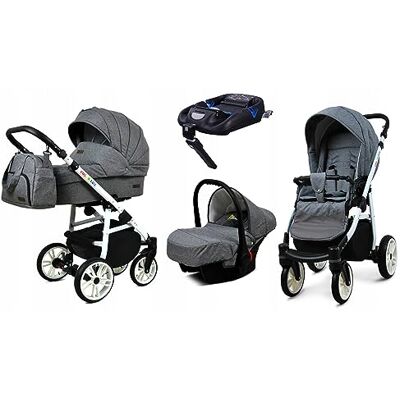 BABYLUX - CLASSIC GOLD 4 Em 1 - Gris - Poussette - Publicité BABYLUX - CLASSIC GOLD 4 Em 1 - Gris - Poussette - Publicité