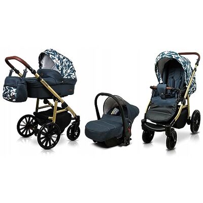 Babylux ® Enfant Poussette Combinée Set 3 en 1 Aspero incl. Nacelle, Canne, Siège de voiture Siège Auto Pliable avec Sac à langer, Habillage pluie, Moustiquaire etc. Publicité Babylux ® Enfant Poussette Combinée Set 3 en 1 Aspero incl. Nacelle, Canne, Siège de voiture Siège Auto Pliable avec Sac à langer, Habillage pluie, Moustiquaire etc. Publicité
