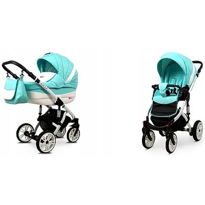 Babylux ® Enfant Poussette Combinée Set 2 en 1 Lilly incl. Nacelle, Canne Pliable avec Accessoires Sac à langer, Habillage pluie, Moustiquaire, Porte-gobelet etc. Publicité Babylux ® Enfant Poussette Combinée Set 2 en 1 Lilly incl. Nacelle, Canne Pliable avec Accessoires Sac à langer, Habillage pluie, Moustiquaire, Porte-gobelet etc. Publicité