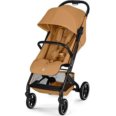 Cybex Gold BEEZY Poussette avec position allongée ergonomique, De la naissance à 4 ans environ (max. 22 kg), Pliage compact, Système de harnais à une main, Cinnamon Yellow - Publicité Cybex Gold BEEZY Poussette avec position allongée ergonomique, De la naissance à 4 ans environ (max. 22 kg), Pliage compact, Système de harnais à une main, Cinnamon Yellow - Publicité