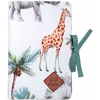 Sevira Kids Protège carnet de santé Safari 17 x 23 cm Made in France - Publicité Sevira Kids Protège carnet de santé Safari 17 x 23 cm Made in France - Publicité