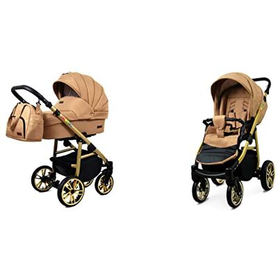 BabyLux - CLASSIC GOLD 2IN1 - Cadre doré - Poussette - Publicité BabyLux - CLASSIC GOLD 2IN1 - Cadre doré - Poussette - Publicité