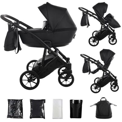 JUNAMA Poussette Space Eco 2en1 3en1 4en1 (03 noir, 2en1) - Publicité JUNAMA Poussette Space Eco 2en1 3en1 4en1 (03 noir, 2en1) - Publicité