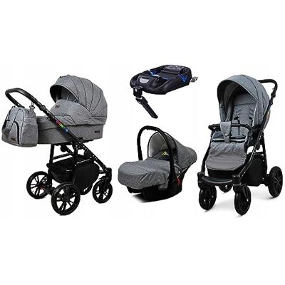BABYLUX - CLASSIC GOLD 4 Em 1 - Gris - Poussette - Publicité BABYLUX - CLASSIC GOLD 4 Em 1 - Gris - Poussette - Publicité
