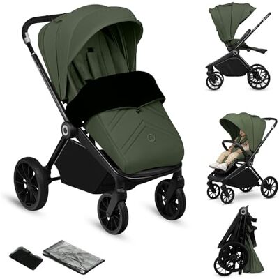 lionelo MIKA PLUS Poussette Poussette Enfant 6-48 Mois jusqu'à 22 kg, Dossier et Repose-Pieds Réglables, Amortissement, Roues Rotatives PU 360° Cabine Étanche XXL, UPF50+ - Publicité lionelo MIKA PLUS Poussette Poussette Enfant 6-48 Mois jusqu'à 22 kg, Dossier et Repose-Pieds Réglables, Amortissement, Roues Rotatives PU 360° Cabine Étanche XXL, UPF50+ - Publicité