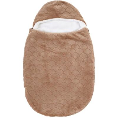 Nattou Chancelière Rembourrée, Pour Porte-Bébé, Siège Enfant et Poussette, 70 x 44 x 5 cm, Polyester, Lapidou, Brun/Blanc - Publicité Nattou Chancelière Rembourrée, Pour Porte-Bébé, Siège Enfant et Poussette, 70 x 44 x 5 cm, Polyester, Lapidou, Brun/Blanc - Publicité