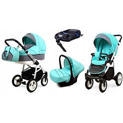 BABYLUX - ALU WAY - Menthe - Aluminium - Poussette - Publicité BABYLUX - ALU WAY - Menthe - Aluminium - Poussette - Publicité