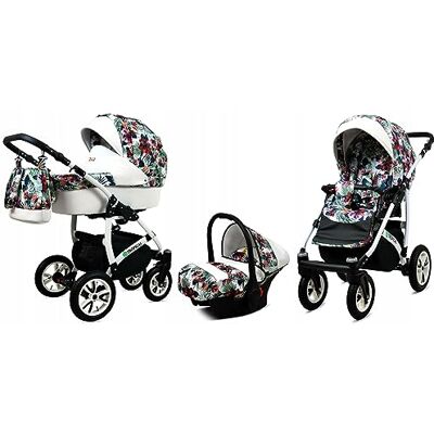 BabyLux - Tropical 3in1 - Aluminium - Ajustable - Poussette - Publicité BabyLux - Tropical 3in1 - Aluminium - Ajustable - Poussette - Publicité