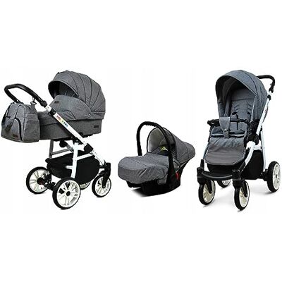 BabyLux - CLASSIC GOLD - Gris - Pushchair - Publicité BabyLux - CLASSIC GOLD - Gris - Pushchair - Publicité