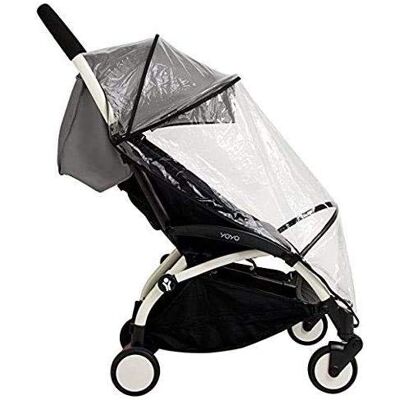 E&A Distribution Limited Universel Habillage Pluie Poussette Babyzen Yoyo 6+ Protège Housse de Pluie universelle Pack 6 Mois+ Norme EN 71, Transparent - Publicité E&A Distribution Limited Universel Habillage Pluie Poussette Babyzen Yoyo 6+ Protège Housse de Pluie universelle Pack 6 Mois+ Norme EN 71, Transparent - Publicité