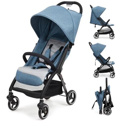 Baloveby Poussette Canne Bébé Ultra Légère, Poussette Compacte Pliable Pour Nouveau-né Jusqu’à 22 Kg, Avec Siège Réversible, EVA Pneus - Publicité Baloveby Poussette Canne Bébé Ultra Légère, Poussette Compacte Pliable Pour Nouveau-né Jusqu’à 22 Kg, Avec Siège Réversible, EVA Pneus - Publicité