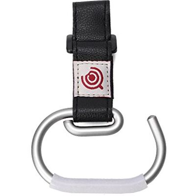 A0127 Crochet de poussette Cadre de landau Crochet Crochet de fauteuil roulant Universel multifonctionnel Crochet Accessoires de chariot (Noir +argent) - Publicité A0127 Crochet de poussette Cadre de landau Crochet Crochet de fauteuil roulant Universel multifonctionnel Crochet Accessoires de chariot (Noir +argent) - Publicité
