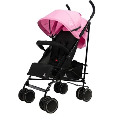 Asalvo Poussette Tokyo Ultra Légère avec Châssis en Acier et Pliage Compact Dossier Réglable, Harnais 5 Points et Canopy avec Fenêtre Maniabilité Maximale et Sécurité Optimale, Rose - Publicité Asalvo Poussette Tokyo Ultra Légère avec Châssis en Acier et Pliage Compact Dossier Réglable, Harnais 5 Points et Canopy avec Fenêtre Maniabilité Maximale et Sécurité Optimale, Rose - Publicité