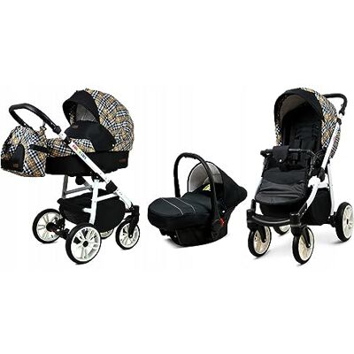 BABYLUX - CLASSIC GOLD - White Frame - Poussette - Publicité BABYLUX - CLASSIC GOLD - White Frame - Poussette - Publicité
