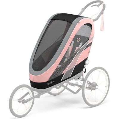 Cybex Remorque Multisport ZENO, De 6 mois à 4 ans env., Max. 111 cm et 22 kg, Unité de Siège pour Poussette Multisport, Rose (Silver Pink) - Publicité Cybex Remorque Multisport ZENO, De 6 mois à 4 ans env., Max. 111 cm et 22 kg, Unité de Siège pour Poussette Multisport, Rose (Silver Pink) - Publicité