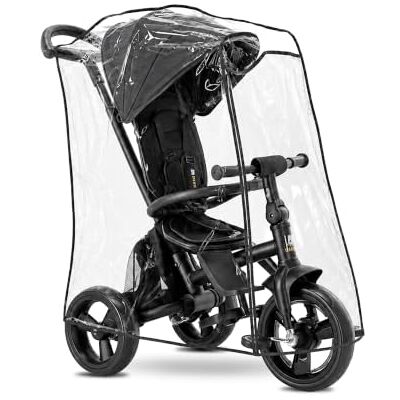Deryan Housse de pluie universelle pour trois roues, protège contre la pluie et le vent, housse de pluie pour enfants, tricycle, voyage, protection contre les intempéries, coupe-vent et imperméable - Publicité Deryan Housse de pluie universelle pour trois roues, protège contre la pluie et le vent, housse de pluie pour enfants, tricycle, voyage, protection contre les intempéries, coupe-vent et imperméable - Publicité