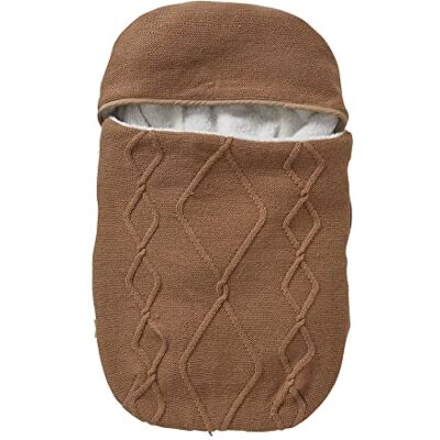 Vertbaudet Chancelière tricot doublée polaire pour siège-auto coque noisette TU - Publicité Vertbaudet Chancelière tricot doublée polaire pour siège-auto coque noisette TU - Publicité