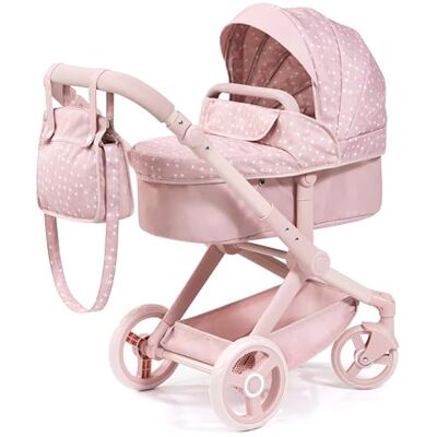 Bayer Design Poussette Landau pour poupée Xeo avec Sac transformable en poussette canne pour poupon, hauteur réglable, poignée réversible, sac à bandoulière, panier intégré - Publicité Bayer Design Poussette Landau pour poupée Xeo avec Sac transformable en poussette canne pour poupon, hauteur réglable, poignée réversible, sac à bandoulière, panier intégré - Publicité