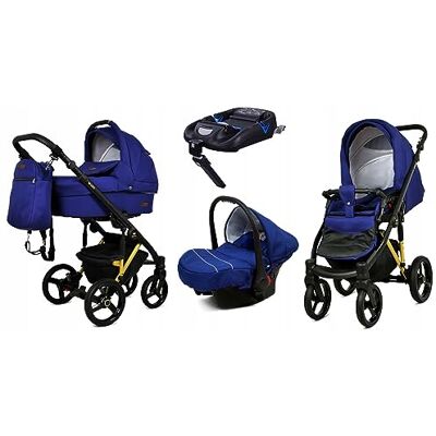 BabyLux - UZO - Sailor Blue - Cadre Doré - Poussette - Publicité BabyLux - UZO - Sailor Blue - Cadre Doré - Poussette - Publicité