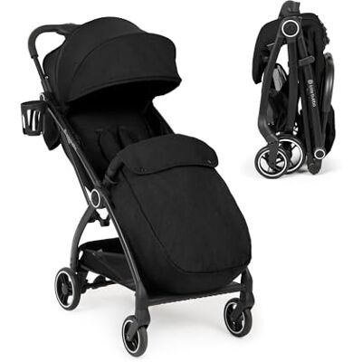 Ickle Bubba Poussette Max à pliage automatique Noir - Publicité Ickle Bubba Poussette Max à pliage automatique Noir - Publicité